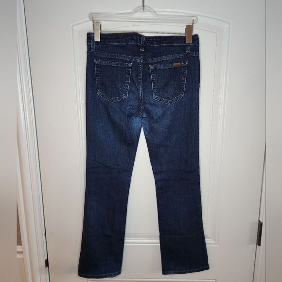 Joe's Jeans Mid Rise Mini Boot Cut Jeans 29 Petite Dark Blue - Picture 2 of 9